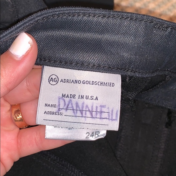 AG MOTO LEGGING JEANS SIZE: 24 - Picture 3 of 5